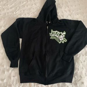 Otto’s Smokeshop Merch Black Zip Hoodie, Size S